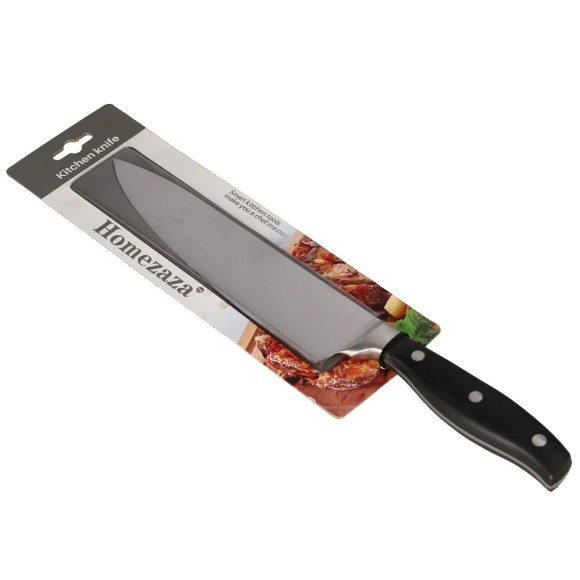 Danny Home Black Riveted Handle Chefs Knife 34.7cm