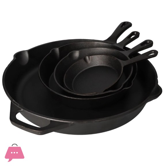 Danny Home Cast Iron Skillet Pan