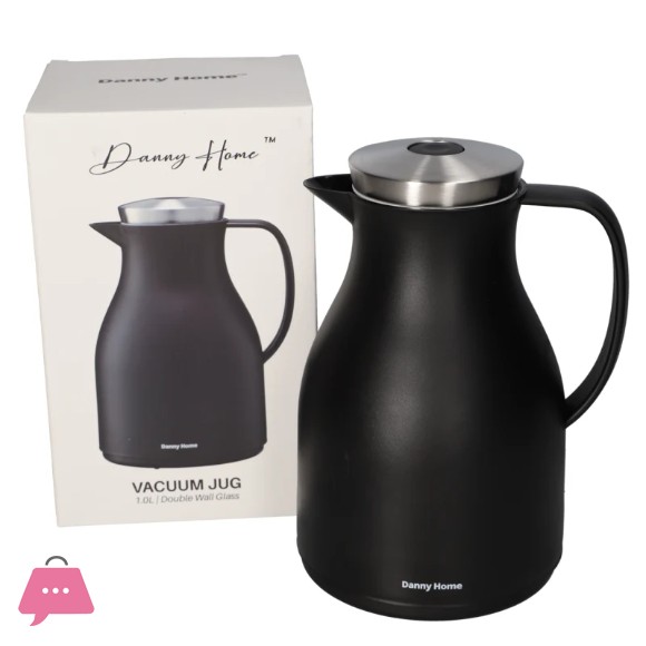 Danny Home Double Wall Glass Vacuum Jug 1.0L