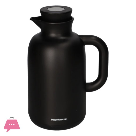 Danny Home Double Wall Glass Thermos Vacuum Jug 1.0L