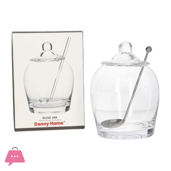 Danny Home Glassware Olive Jar 10.8cm