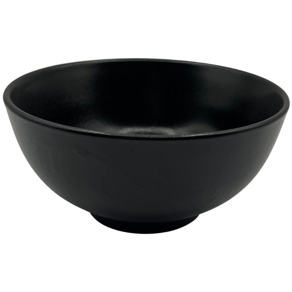 Danny Home Black Ceramic Serving Bowl 4.75Inch 1Pcs