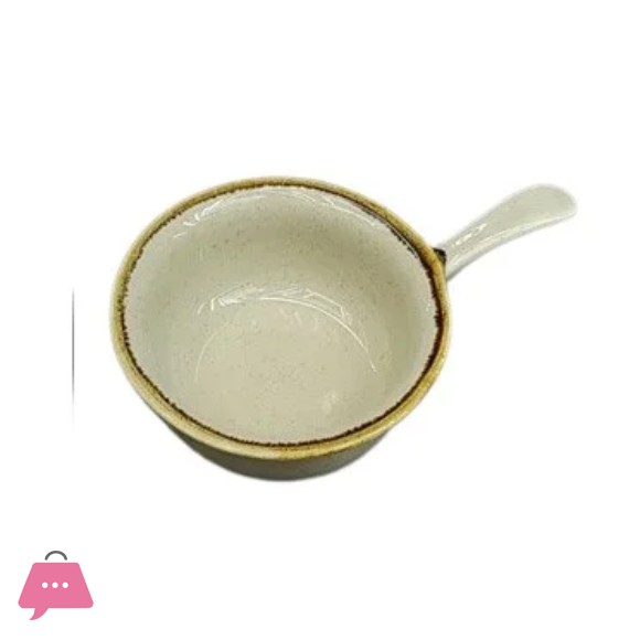 Danny Home Ceramic Mini Sauce Dipping Skillet 4Inch - 1Pcs