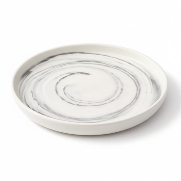 Danny Home Marble Swirl Dessert Plate 8Inch
