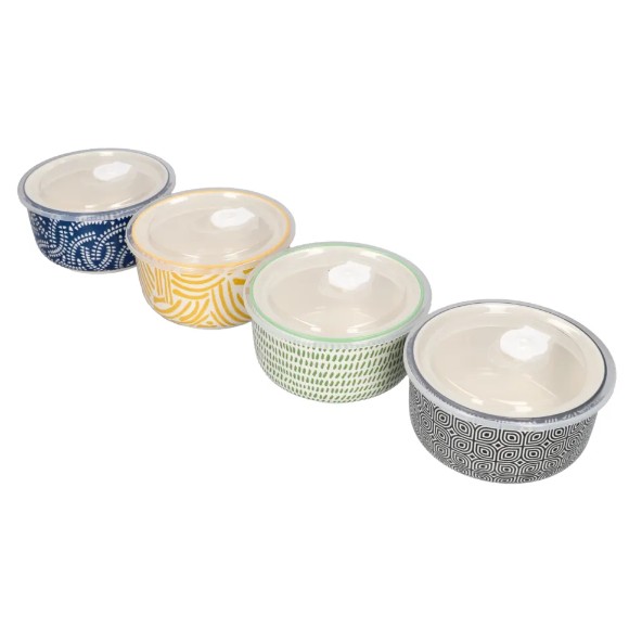 Danny Home Porcelain Food Container 14cm 600ml 1Pcs