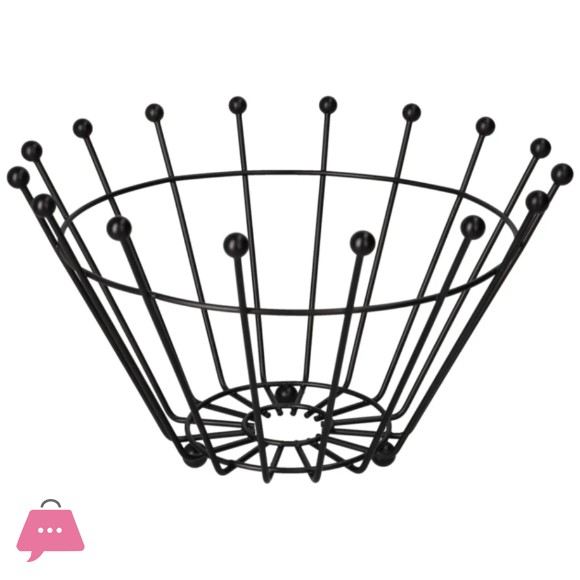 Danny Home Stainless Steel Fruit Basket 25cm