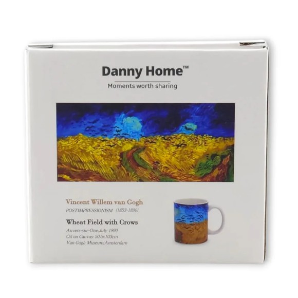 Danny Home Vincent van Gogh Wheat Field Art Mug 350ml