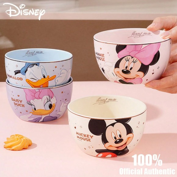 Disney Mickey & Friends Ceramic Bowl Set of 4