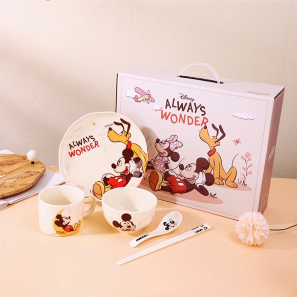 Disney Mickey & Friends Ceramic Meal Set of 6