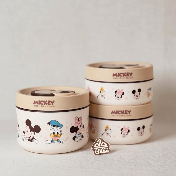 Disney Mickey & Friends Lunch Box Set with Insulated Carry Bag
