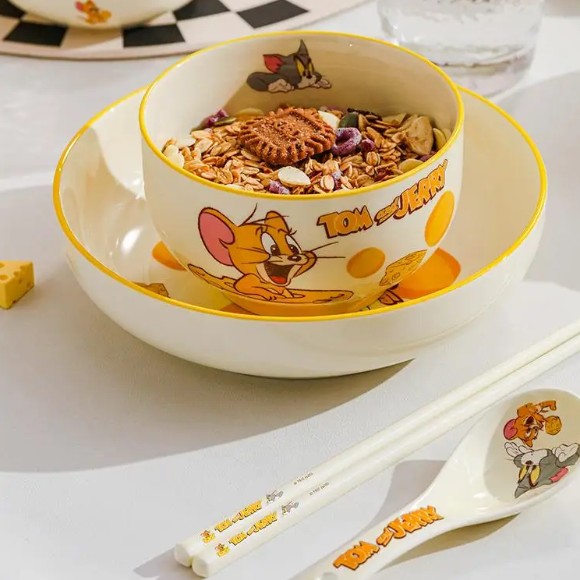Disney Tom and Jerry Ceramic Meal Set of 5