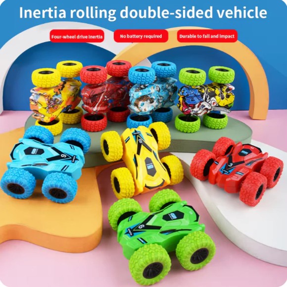 Double Side Drive Off-road Vehicle Simulation Model Toy Baby Car