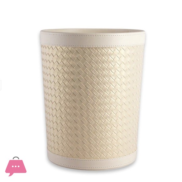 Elegance Faux Leather Dustbin