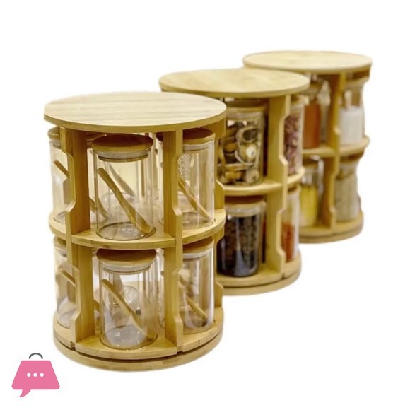 Elegant Space-Saving Multi-Functional Spice Storage Set - 10Pcs x 250ml