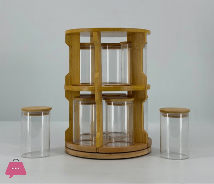 elegant-space-saving-multi-functional-spice-storage-set---10pcs-x-250ml