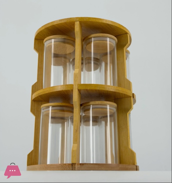 elegant-space-saving-multi-functional-spice-storage-set---10pcs-x-250ml