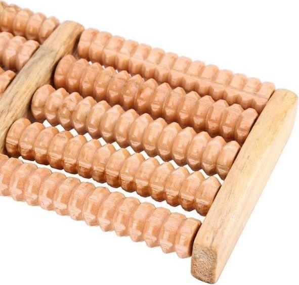 Traditional Wooden Roller Foot Massager