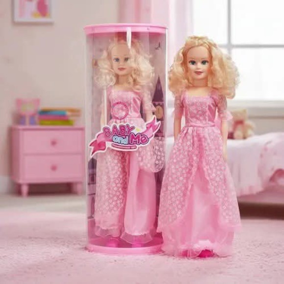 Fashion Dolls Cylindrical Container 90CM Tall