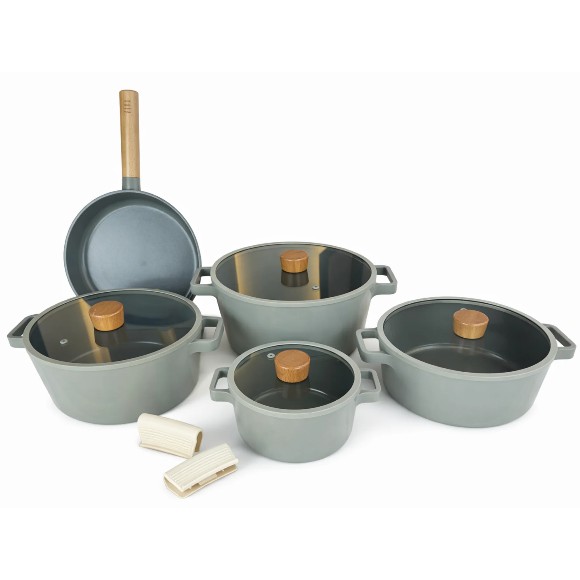 FIKA Neoflam Cookware Set Korean Made - 11-Piece