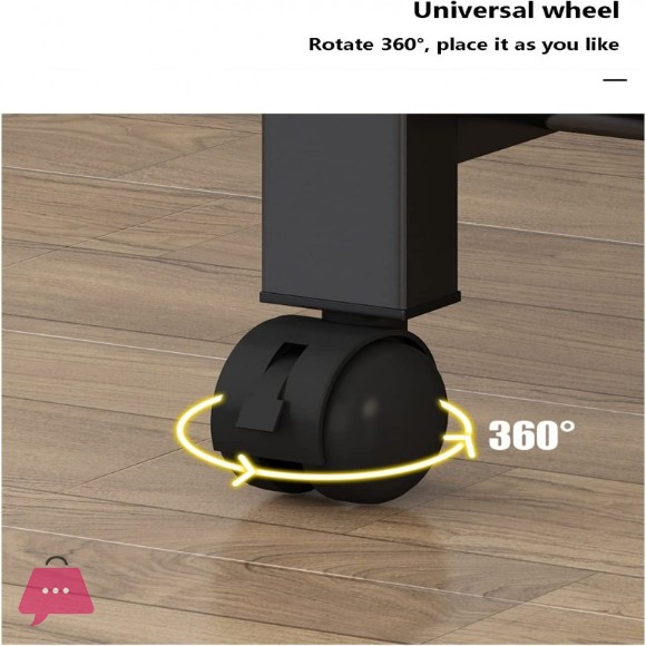 Floor Standing Movable Storage Garments Rack