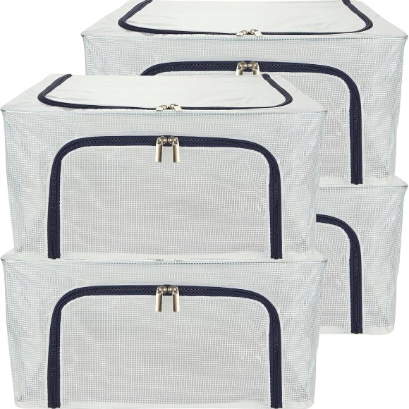 Foldable Transparent Storage Bag - 23 x 16 x 14 Inch