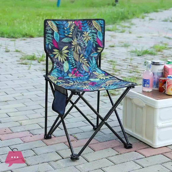 Folding Camping Chair with Carry Bag Lightweight Seat for Camp Picnic Travel