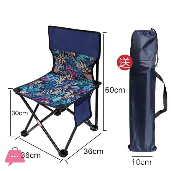 Folding Camping Chair with Carry Bag Lightweight Seat for Camp Picnic Travel