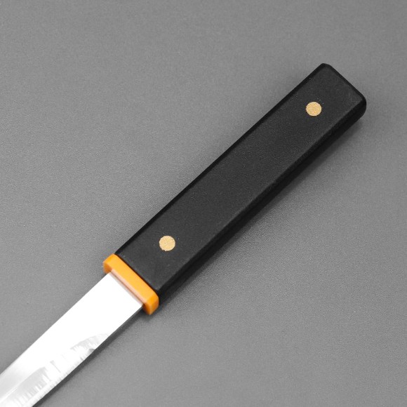 Fruit Knife Sharp Durable Blades Black Woodgrain Design Sheath and Handle Suitable for Most Vegetables, Fruits and Meat
