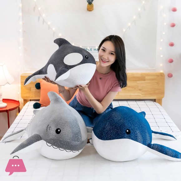 Gliter Dolphin Super Soft Toy for Kids 50 cm - 1 Single Piece