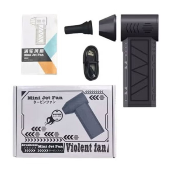 Handheld Electric Fan Home Mini Air Blower Turbo Fans Duster Blower Brushless