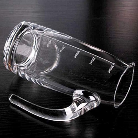 High Borosilicate Food Grade Glass Decanter Measuring Cup Pack of 6