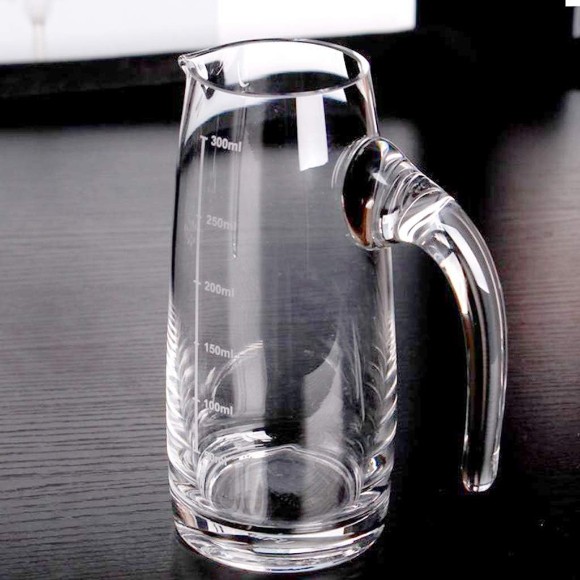 High Borosilicate Food Grade Glass Decanter Measuring Cup Pack of 6