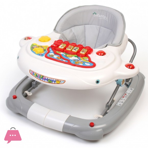 Infantes Whale Baby Walker + Rocker - 1079