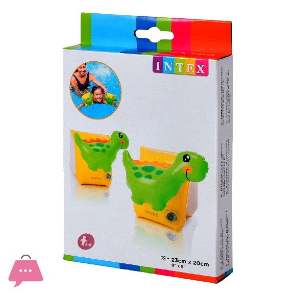 Intex Dinosaur Arm Bands 9 x 8 Inch - 56664