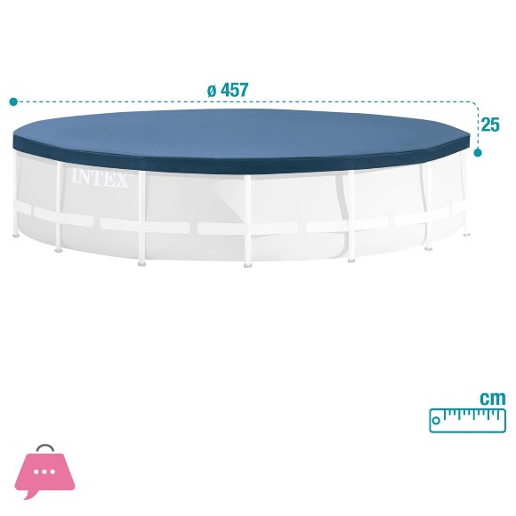 Intex Round Pool Cover 15 Feet - 28032
