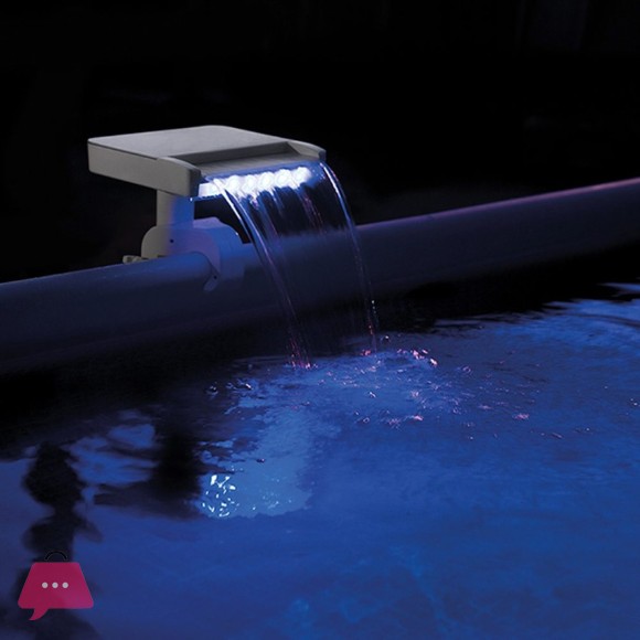 Intex Multi-Color LED Waterfall Cascade 3 Bright Color Red Blue Green - 28090