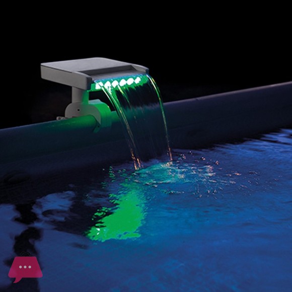 Intex Multi-Color LED Waterfall Cascade 3 Bright Color Red Blue Green - 28090