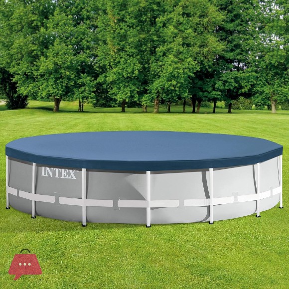 Intex Pool Cover For Round Frame Pool 12-Feet - 28031