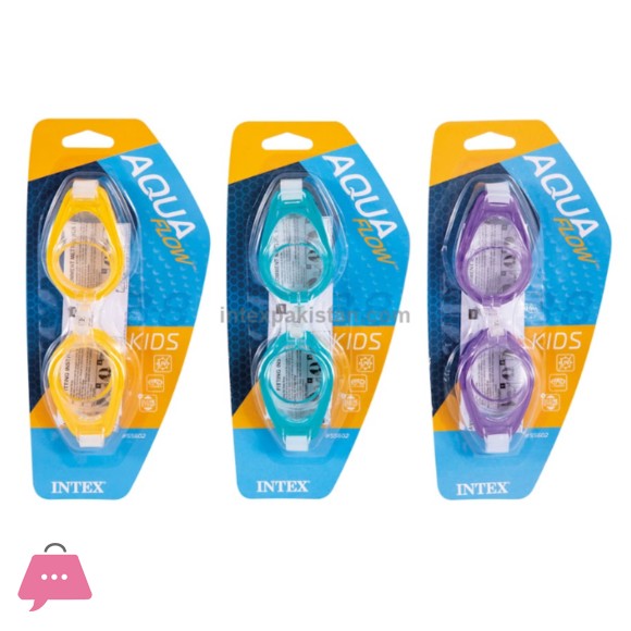 Intex Recreation Swimming Play Goggles, For Age 3-10 - 55602