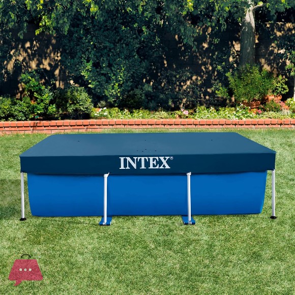 Intex Rectangular Pool Cover -10 x 6.5 Feet - 28038