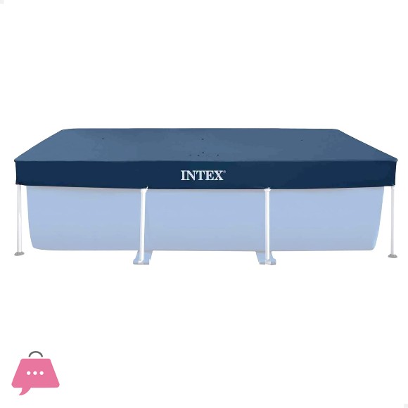 Intex Rectangular Pool Cover -10 x 6.5 Feet - 28038