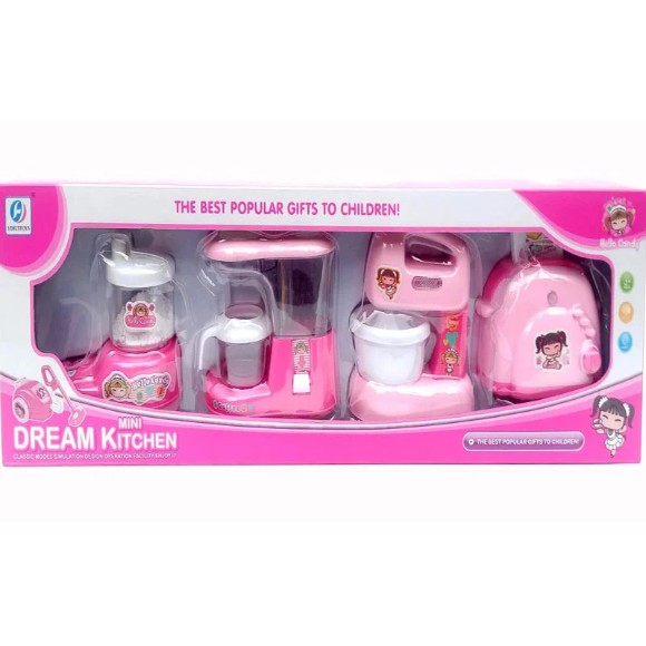 kids Playing Battery Operated Household Appliances