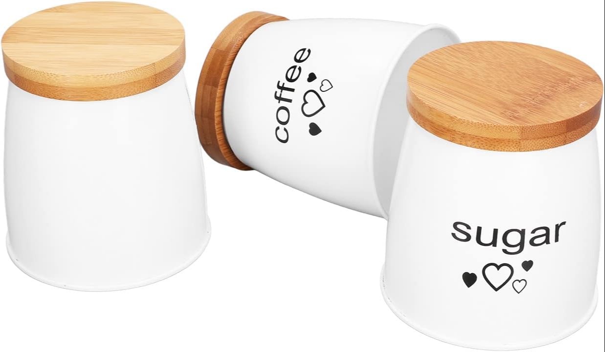 kitchen-canister-set-coffee-tea-sugar-good-sealing-bamboo-lid-durable-iron-jars-set-of-3