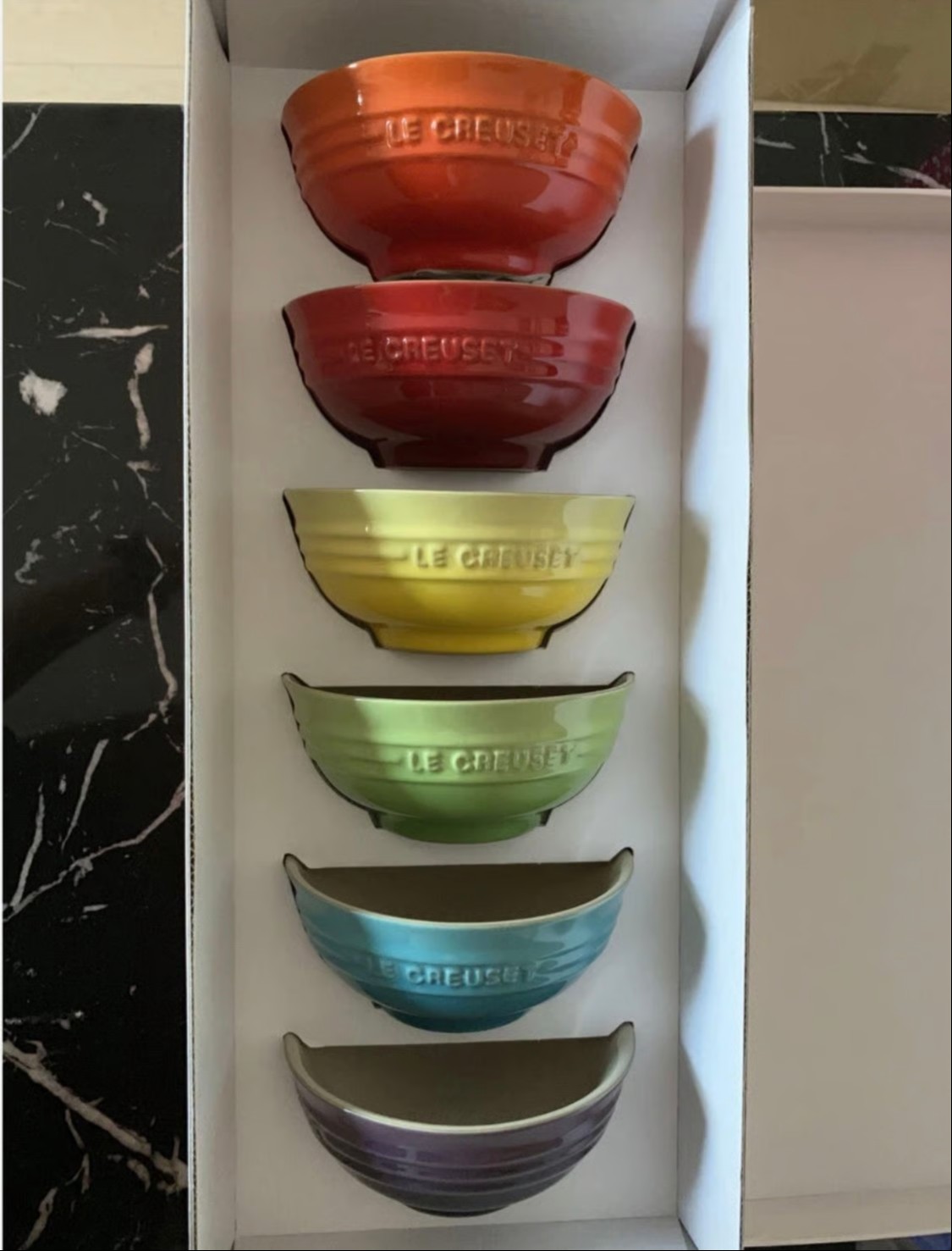 le-creuset-bowl-mini-ball-6-color-rainbow-6-pieces-set