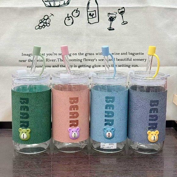 Little Bear Glass Tumbler 1Pcs