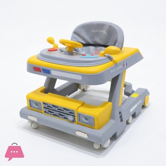 Little Drivers First Steps Baby Walker Land Rover Design