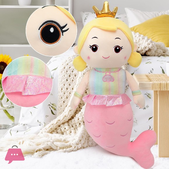 Mermaid Plush Cuddly Toy Mermaid Plush Toy - 45cm