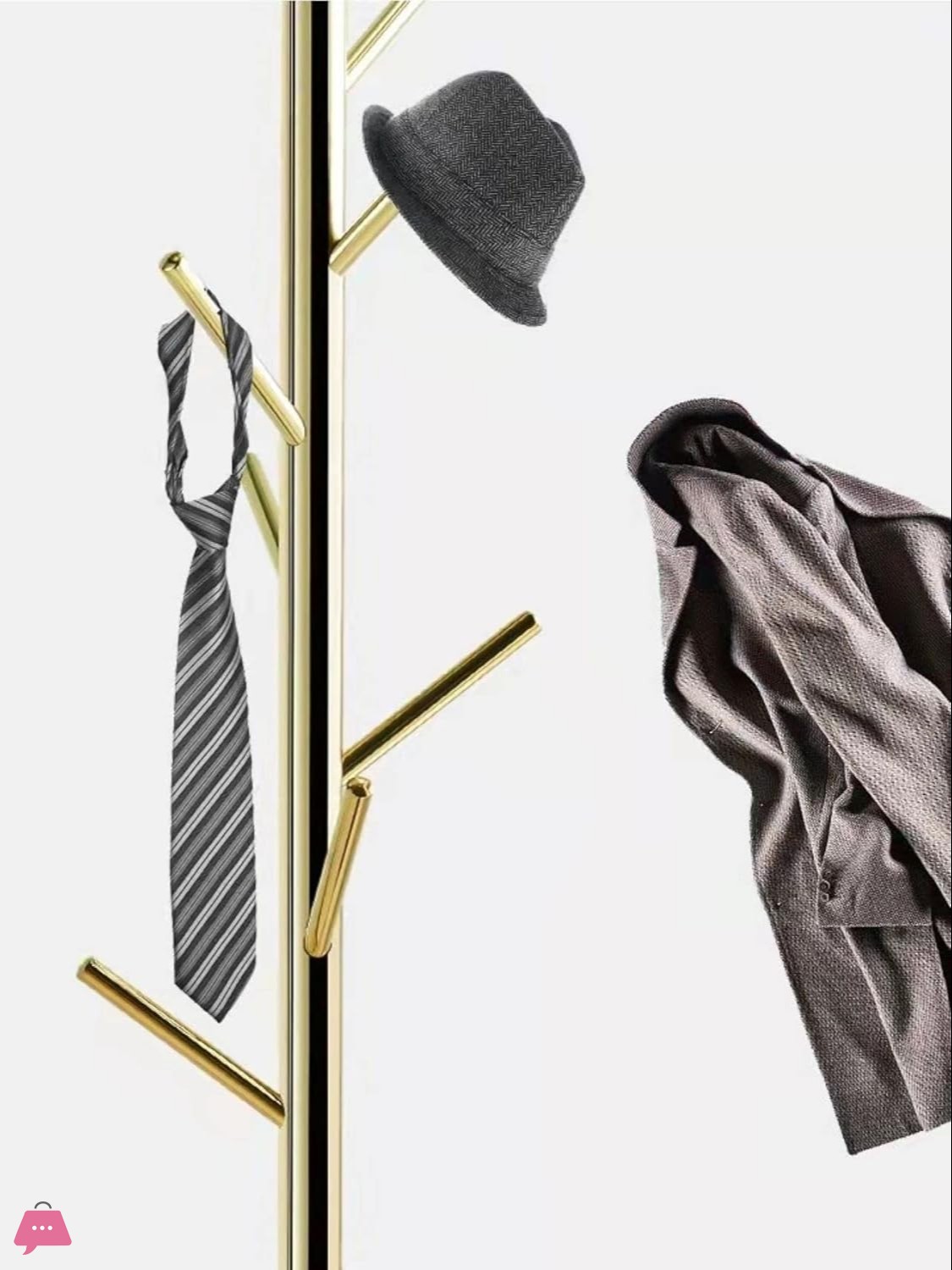 metal-coat-rack-bracket-finish-stable-marble-round-base-with-high-end-hooks-freestanding-metal-tree-easy-to-assemble-(gold-stainless-steel)