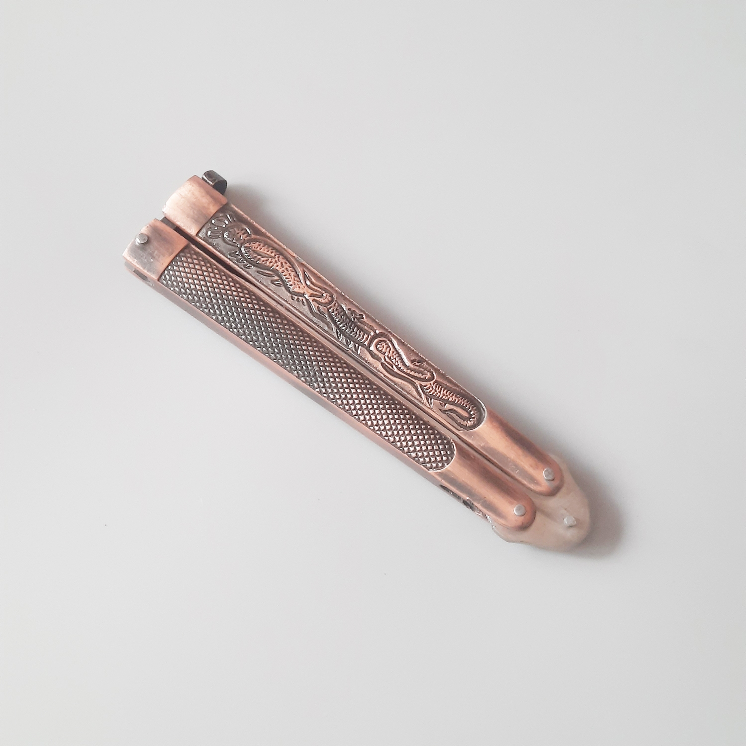 Stainless Steel Butterfly Knife Folding Blade