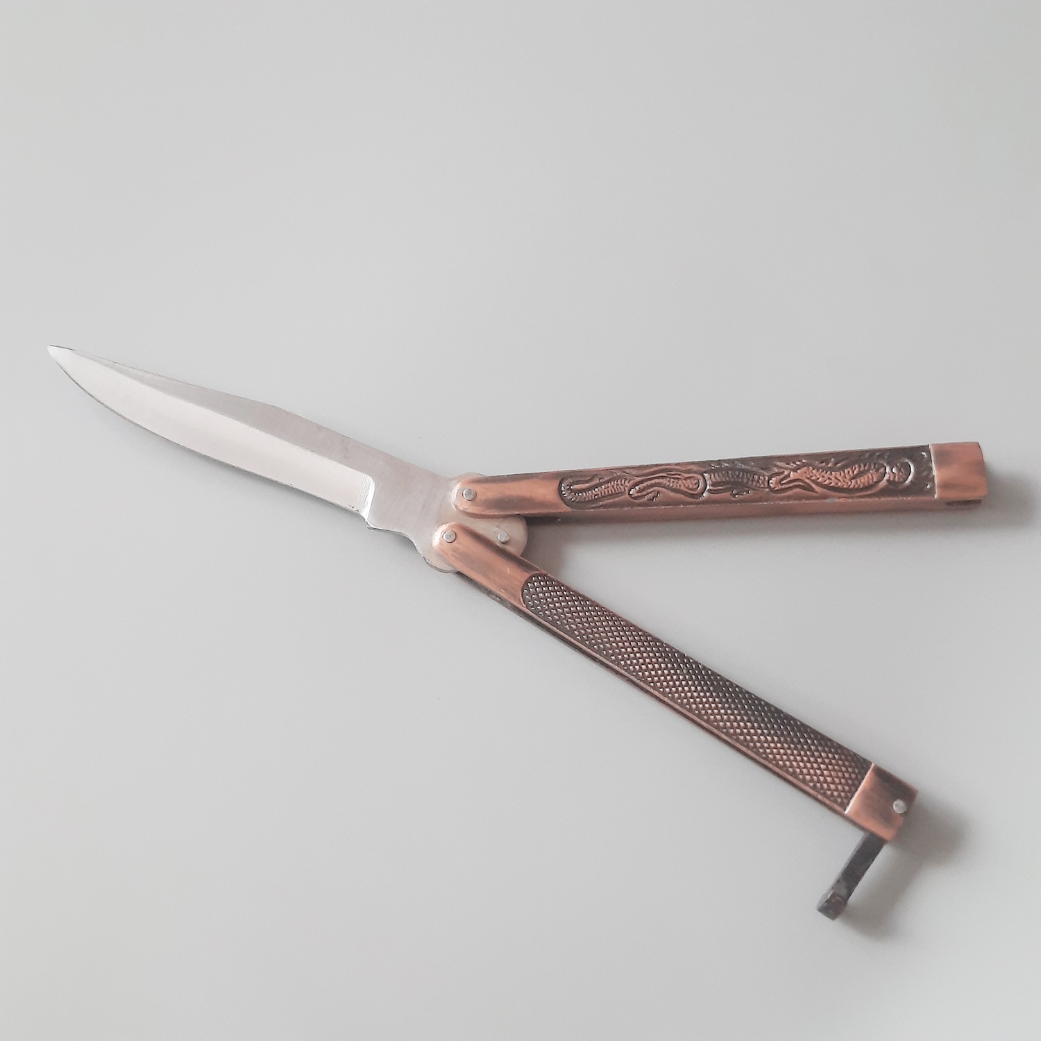 Stainless Steel Butterfly Knife Folding Blade